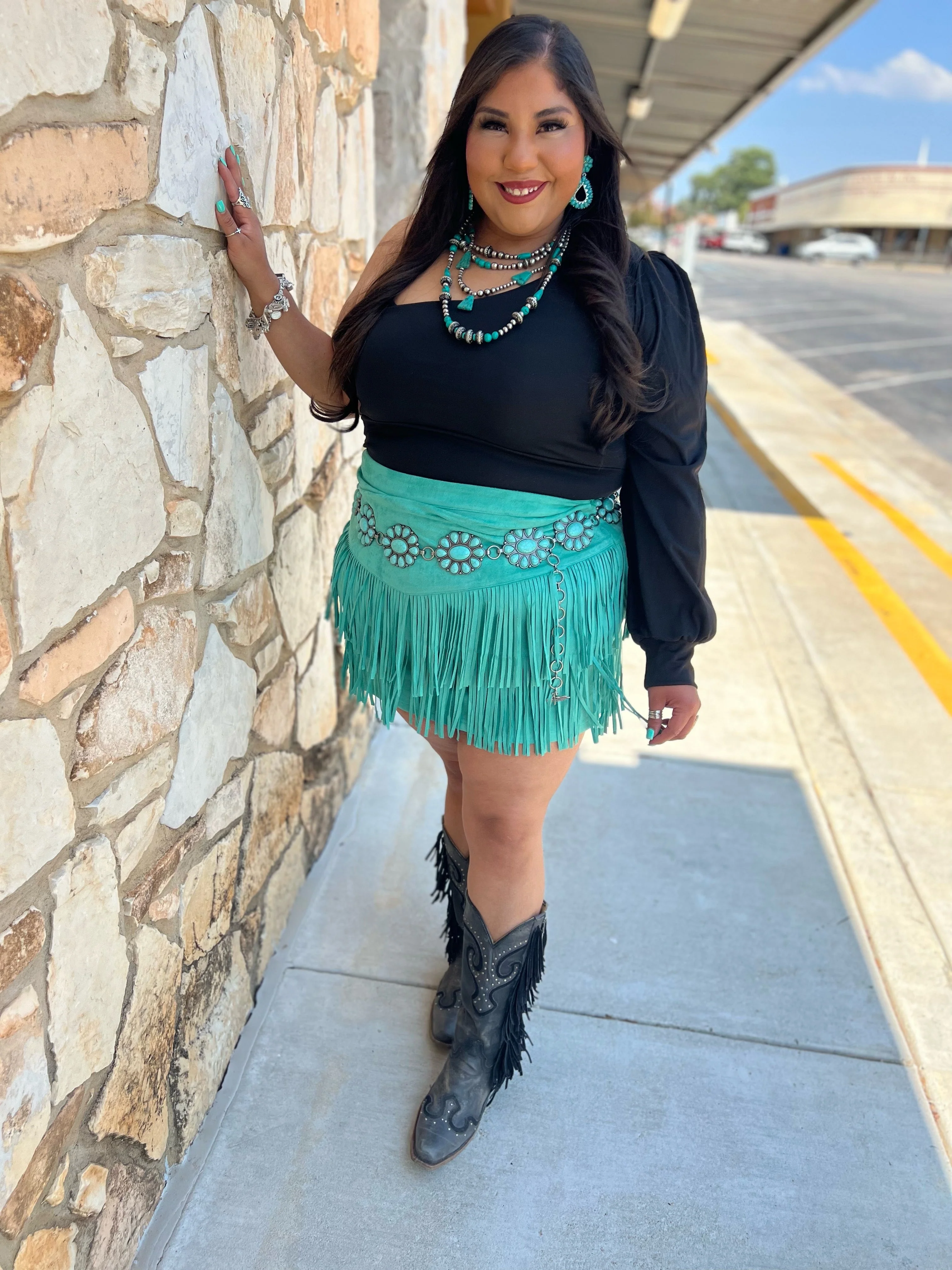 ON THE HORIZON TOP - BLACK & Pink Top (will get 2) - Image 4